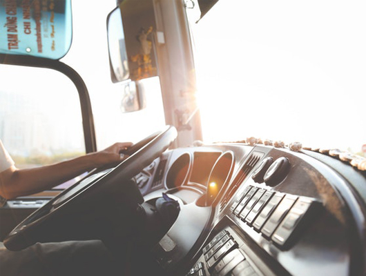Truck driver cab